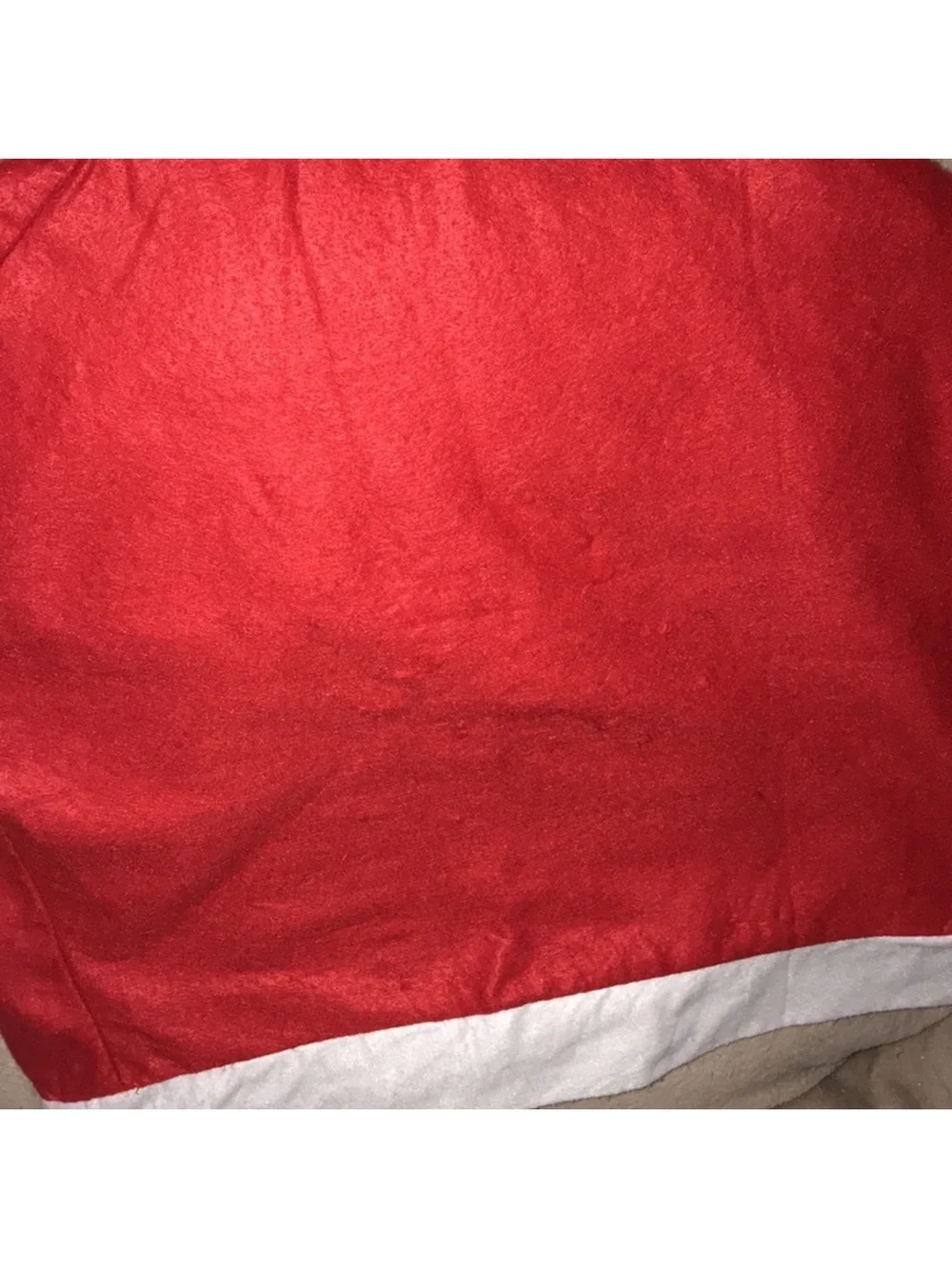 Greenbrier international inc Large Classic Red Santa Hat with White Trim decor